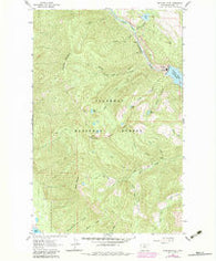 Doris Mountain Montana Historical topographic map, 1:24000 scale, 7.5 X 7.5 Minute, Year 1962