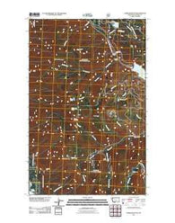 Doris Mountain Montana Historical topographic map, 1:24000 scale, 7.5 X 7.5 Minute, Year 2011