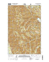 Doris Mountain Montana Current topographic map, 1:24000 scale, 7.5 X 7.5 Minute, Year 2014