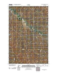 Dorothy Draw Montana Historical topographic map, 1:24000 scale, 7.5 X 7.5 Minute, Year 2011
