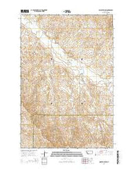 Dorothy Draw Montana Current topographic map, 1:24000 scale, 7.5 X 7.5 Minute, Year 2014