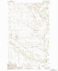 Double S Hill Montana Historical topographic map, 1:24000 scale, 7.5 X 7.5 Minute, Year 1984