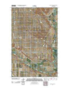 Double S Hill Montana Historical topographic map, 1:24000 scale, 7.5 X 7.5 Minute, Year 2011