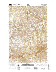 Dovetail Butte Montana Current topographic map, 1:24000 scale, 7.5 X 7.5 Minute, Year 2014