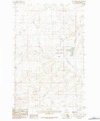 Down Reservoir NW Montana Historical topographic map, 1:24000 scale, 7.5 X 7.5 Minute, Year 1984