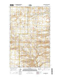 Down Reservoir Montana Current topographic map, 1:24000 scale, 7.5 X 7.5 Minute, Year 2014