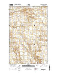 Down Reservoir SW Montana Current topographic map, 1:24000 scale, 7.5 X 7.5 Minute, Year 2014