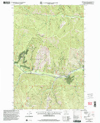 Driveway Peak Montana Historical topographic map, 1:24000 scale, 7.5 X 7.5 Minute, Year 1999