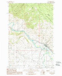 Drummond Montana Historical topographic map, 1:24000 scale, 7.5 X 7.5 Minute, Year 1989