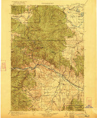 Drummond Montana Historical topographic map, 1:125000 scale, 30 X 30 Minute, Year 1921