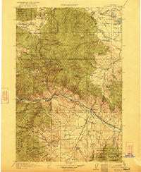 Drummond Montana Historical topographic map, 1:125000 scale, 30 X 30 Minute, Year 1921