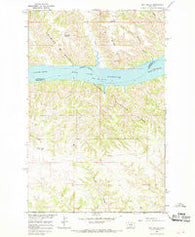 Dry Coulee Montana Historical topographic map, 1:24000 scale, 7.5 X 7.5 Minute, Year 1965