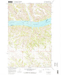 Dry Coulee Montana Historical topographic map, 1:24000 scale, 7.5 X 7.5 Minute, Year 1965