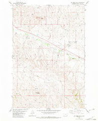 Dry Creek Butte Montana Historical topographic map, 1:24000 scale, 7.5 X 7.5 Minute, Year 1982