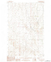 Dry Fork Creek Montana Historical topographic map, 1:24000 scale, 7.5 X 7.5 Minute, Year 1984