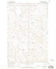 Dry Fork Ridge Montana Historical topographic map, 1:24000 scale, 7.5 X 7.5 Minute, Year 1965