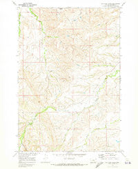 Dry Soap Creek Montana Historical topographic map, 1:24000 scale, 7.5 X 7.5 Minute, Year 1969