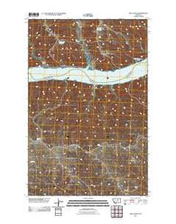 Dry Coulee Montana Historical topographic map, 1:24000 scale, 7.5 X 7.5 Minute, Year 2011