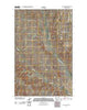 Dry Fork Creek Montana Historical topographic map, 1:24000 scale, 7.5 X 7.5 Minute, Year 2011