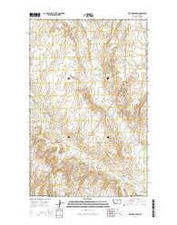 Dry Fork Creek Montana Current topographic map, 1:24000 scale, 7.5 X 7.5 Minute, Year 2014