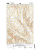 Dry Fork Creek Montana Current topographic map, 1:24000 scale, 7.5 X 7.5 Minute, Year 2014