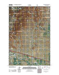 Dry Mountain Montana Historical topographic map, 1:24000 scale, 7.5 X 7.5 Minute, Year 2011