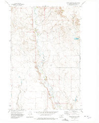Dubbe Reservoir Montana Historical topographic map, 1:24000 scale, 7.5 X 7.5 Minute, Year 1972