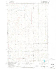 Duck Creek Montana Historical topographic map, 1:24000 scale, 7.5 X 7.5 Minute, Year 1982