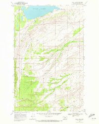 Duck Lake Montana Historical topographic map, 1:24000 scale, 7.5 X 7.5 Minute, Year 1968