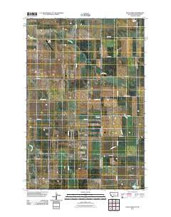 Duck Creek Montana Historical topographic map, 1:24000 scale, 7.5 X 7.5 Minute, Year 2011