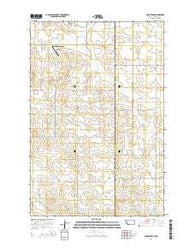 Duck Creek Montana Current topographic map, 1:24000 scale, 7.5 X 7.5 Minute, Year 2014