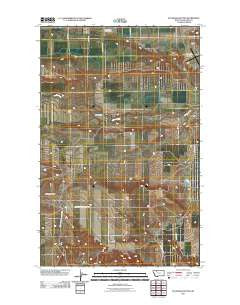 Duckhead Buttes Montana Historical topographic map, 1:24000 scale, 7.5 X 7.5 Minute, Year 2011