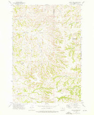 Dudley Spring Montana Historical topographic map, 1:24000 scale, 7.5 X 7.5 Minute, Year 1972