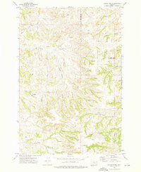 Dudley Spring Montana Historical topographic map, 1:24000 scale, 7.5 X 7.5 Minute, Year 1972