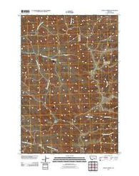 Dudley Spring Montana Historical topographic map, 1:24000 scale, 7.5 X 7.5 Minute, Year 2011