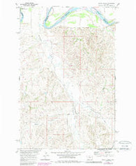 Dugout Creek Montana Historical topographic map, 1:24000 scale, 7.5 X 7.5 Minute, Year 1969
