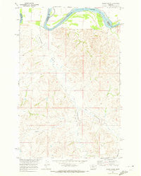 Dugout Creek Montana Historical topographic map, 1:24000 scale, 7.5 X 7.5 Minute, Year 1969