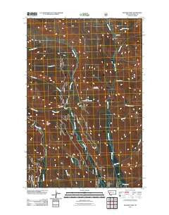 Dunham Point Montana Historical topographic map, 1:24000 scale, 7.5 X 7.5 Minute, Year 2011