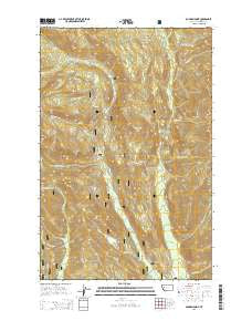 Dunham Point Montana Current topographic map, 1:24000 scale, 7.5 X 7.5 Minute, Year 2014
