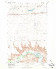 Dunkirk Montana Historical topographic map, 1:24000 scale, 7.5 X 7.5 Minute, Year 1967