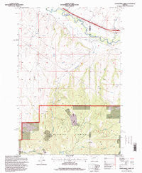 Dunkleberg Creek Montana Historical topographic map, 1:24000 scale, 7.5 X 7.5 Minute, Year 1996