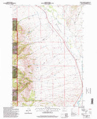Dunn Creek Montana Historical topographic map, 1:24000 scale, 7.5 X 7.5 Minute, Year 1996