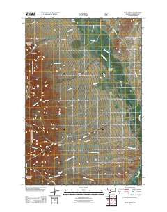 Dunn Creek Montana Historical topographic map, 1:24000 scale, 7.5 X 7.5 Minute, Year 2011