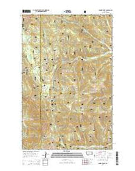 Dunsire Point Montana Current topographic map, 1:24000 scale, 7.5 X 7.5 Minute, Year 2014
