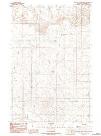 Duplisse Creek North Montana Historical topographic map, 1:24000 scale, 7.5 X 7.5 Minute, Year 1983