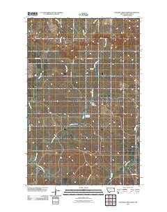 Duplisse Creek North Montana Historical topographic map, 1:24000 scale, 7.5 X 7.5 Minute, Year 2011