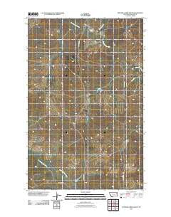 Duplisse Creek South Montana Historical topographic map, 1:24000 scale, 7.5 X 7.5 Minute, Year 2011