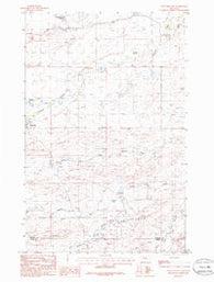 Dupuyer East Montana Historical topographic map, 1:24000 scale, 7.5 X 7.5 Minute, Year 1985