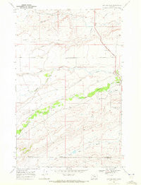 Dupuyer West Montana Historical topographic map, 1:24000 scale, 7.5 X 7.5 Minute, Year 1968