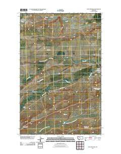 Dupuyer West Montana Historical topographic map, 1:24000 scale, 7.5 X 7.5 Minute, Year 2011